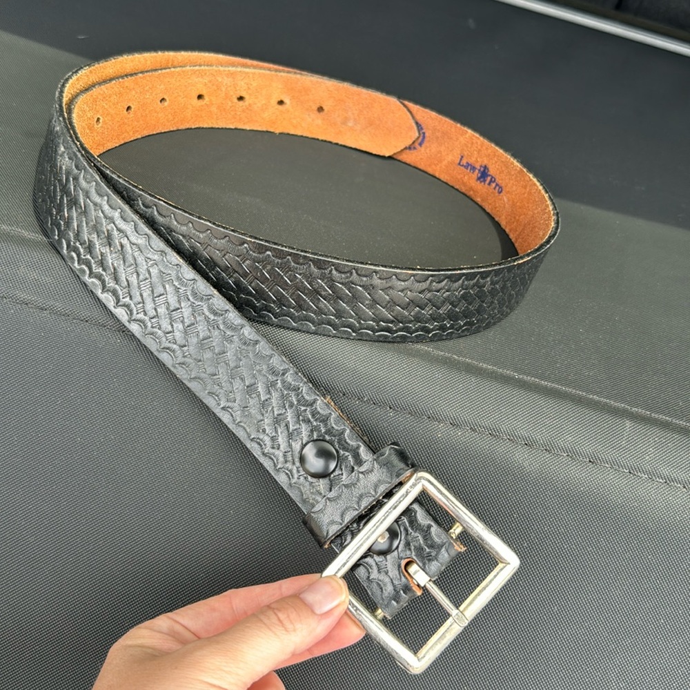 Law pro leather belt